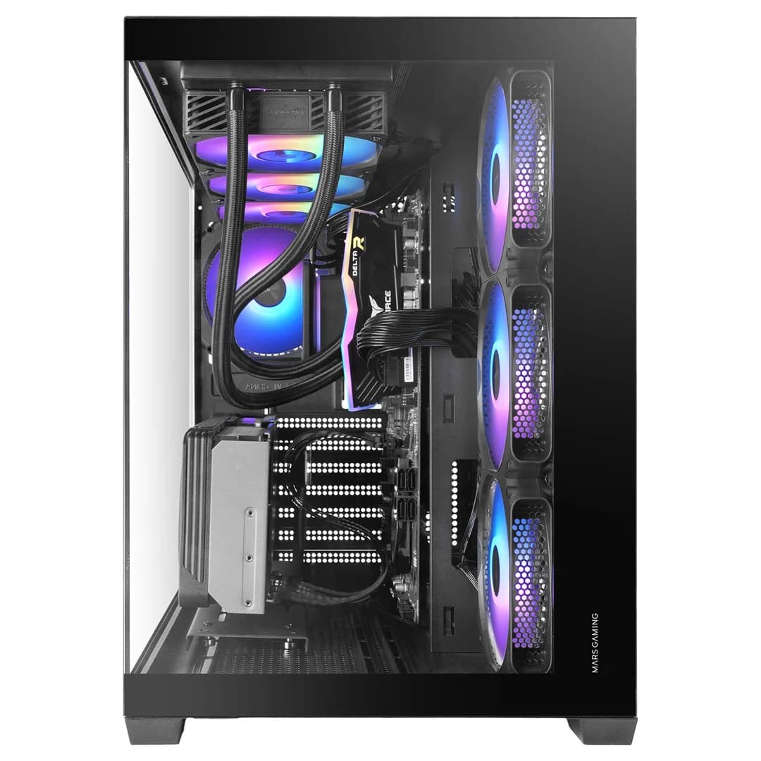 Mars Gaming MCV5 computer case Midi Tower Black - Image 3