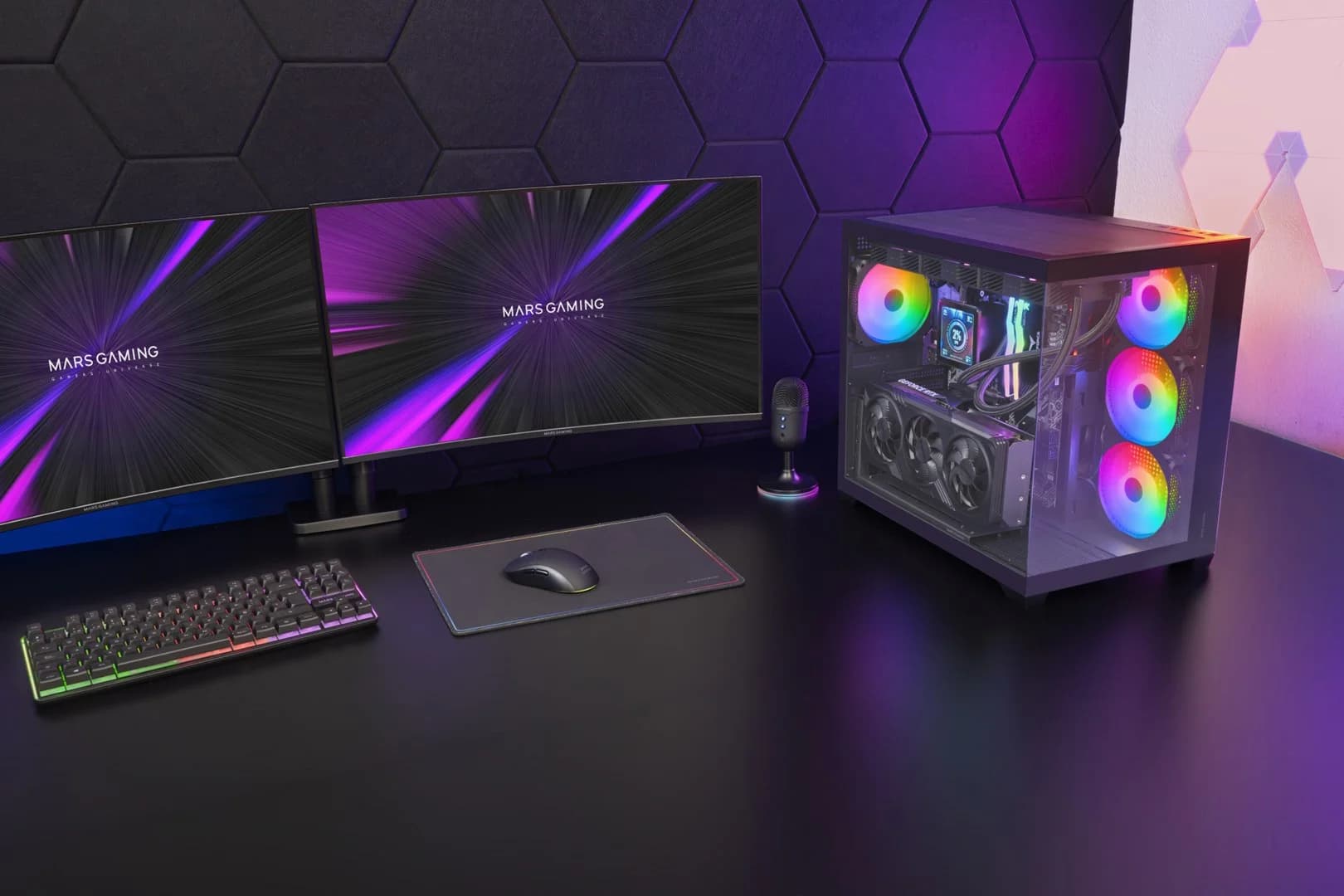 Mars Gaming MCV5 computer case Midi Tower Black - Image 7