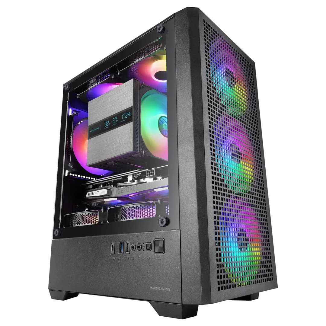 Mars Gaming MCVECTOR computer case Mini Tower Black - Image 2