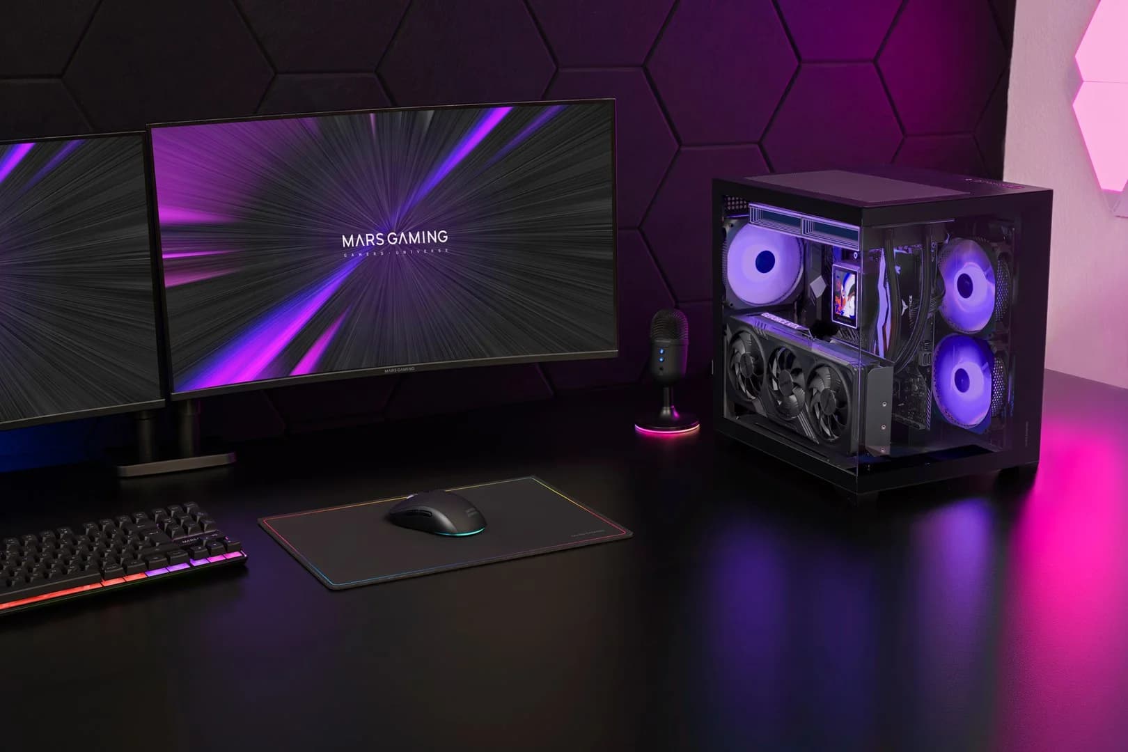 Mars Gaming MCVIEW3 computer case Mini Tower Black - Image 12