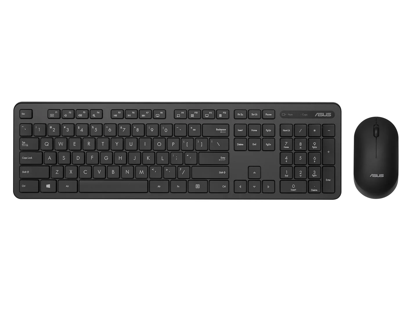 ASUS CW100 keyboard Mouse included Universal RF Wireless QWERTY US English Black - Image 1