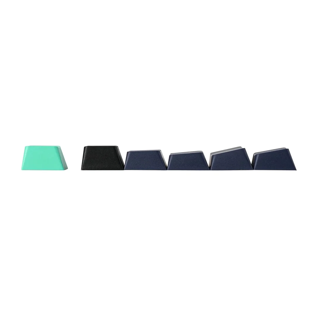 AULA Gasket F87 Pro Keyboard Black Cyan Blue GrayWoodV4 RGB - Image 6