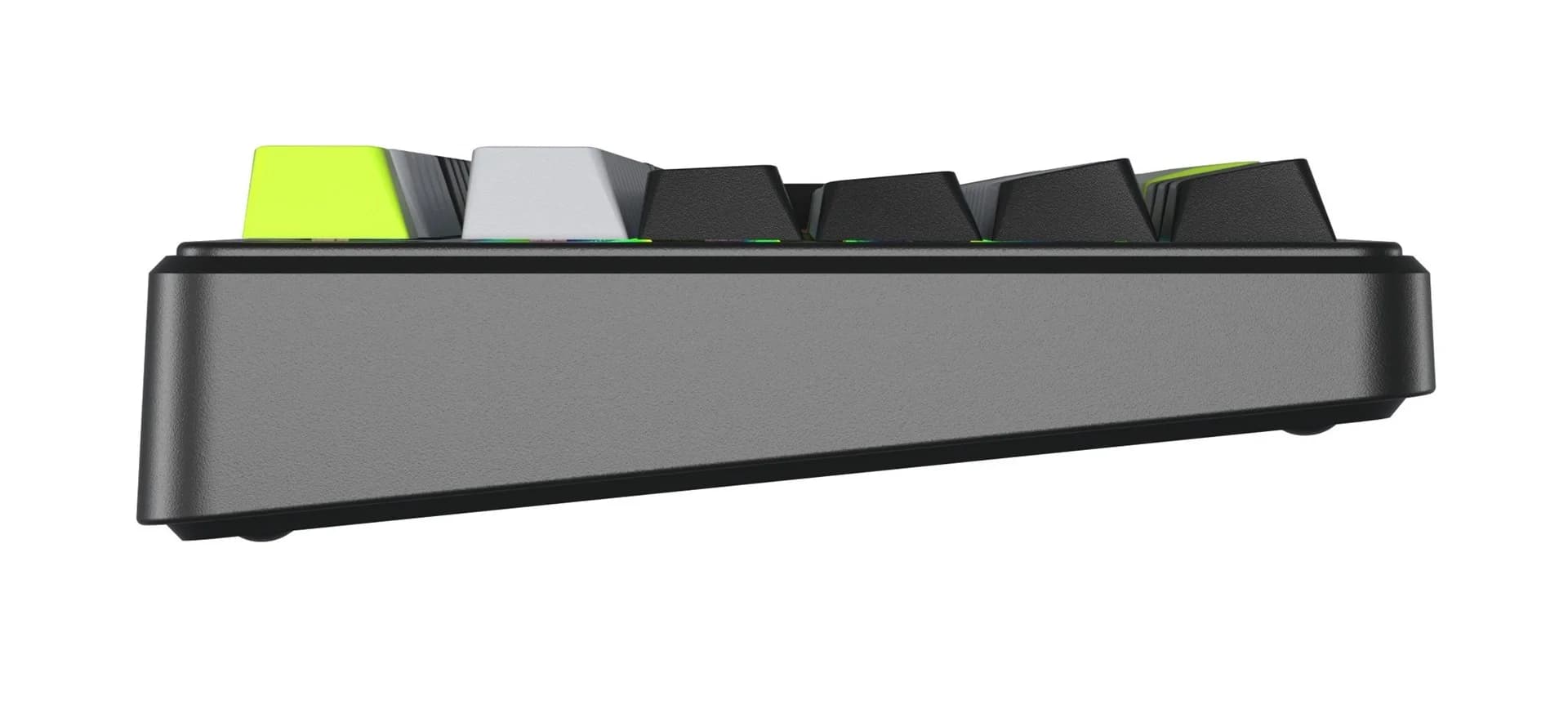 F99 Pro Black+Grey+Green GrayWood RGB AULA gasket keyboard - Image 5