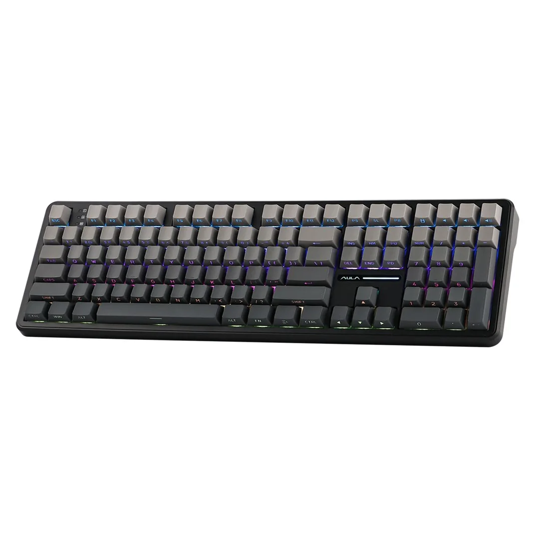 F108 Gradient Grey Nimbus V3 RGB AULA gasket keyboard - Image 5