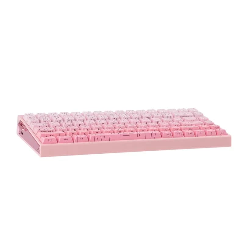 HERO84 HE PINK+Gradient+Contour Dragon King RGB AULA gasket keyboard - Image 3