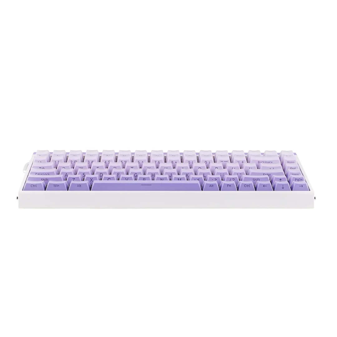 HERO84 HE White+Purple+Gradient+LIGHT JadeKing RGB AULA gasket keyboard - Image 13