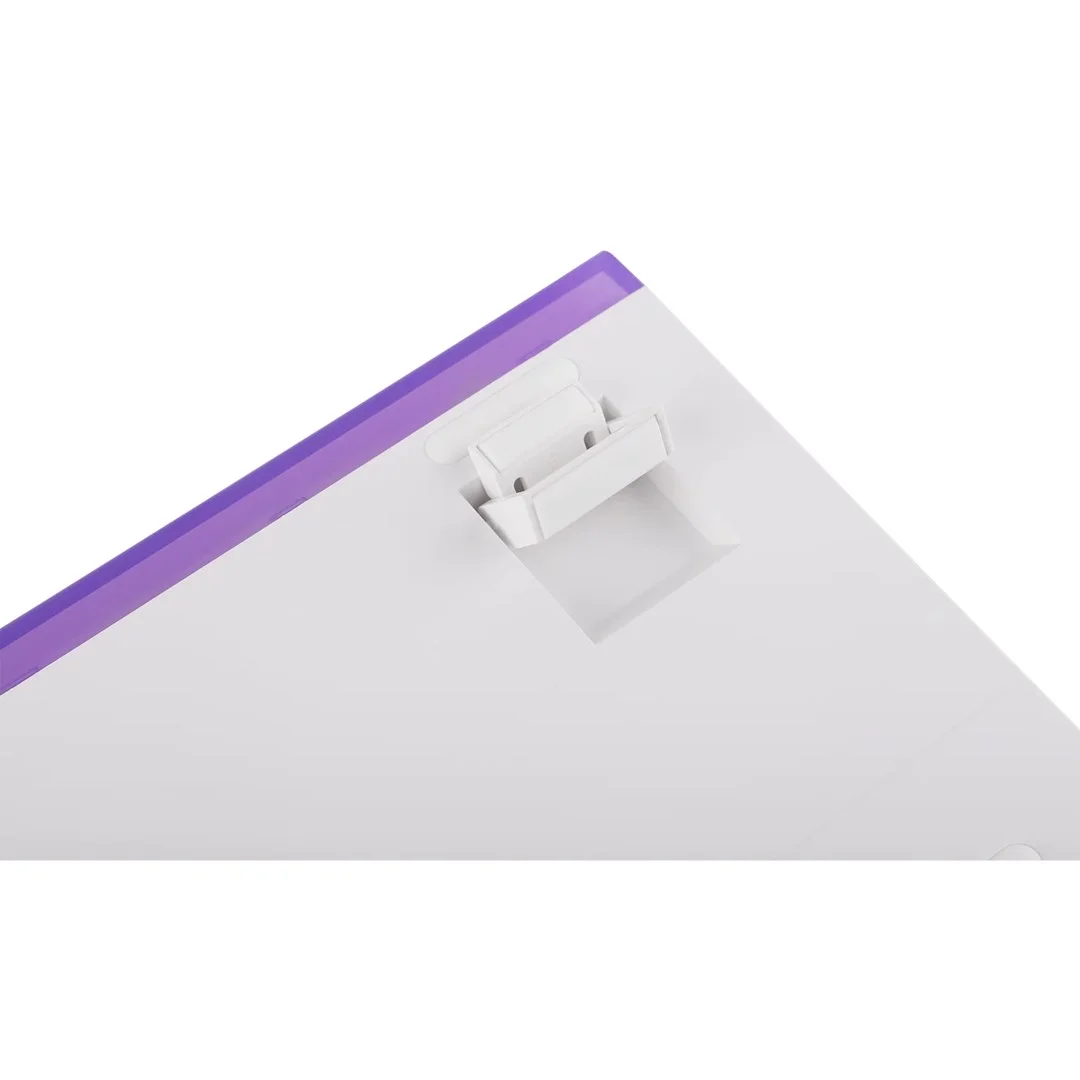 HERO84 HE White+Purple+Gradient+LIGHT JadeKing RGB AULA gasket keyboard - Image 9