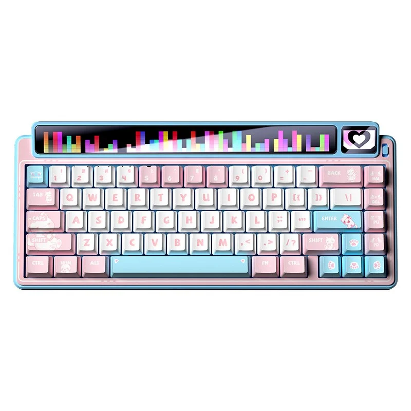 AULA Gasket AMG65 Blue LightFeather RGB Keyboard - Image 1