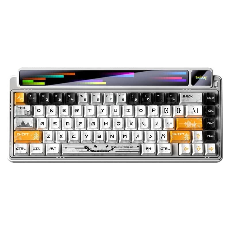 AULA Gasket AMG65 White Jasper RGB Keyboard - Image 1