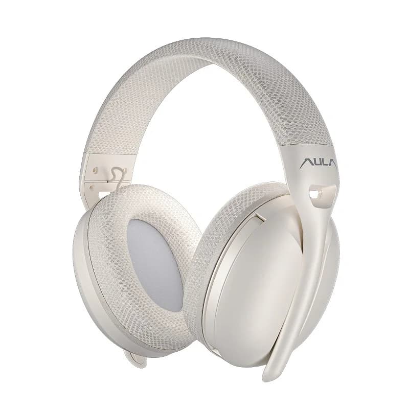 AULA S6 Champagne Headphones - Image 1