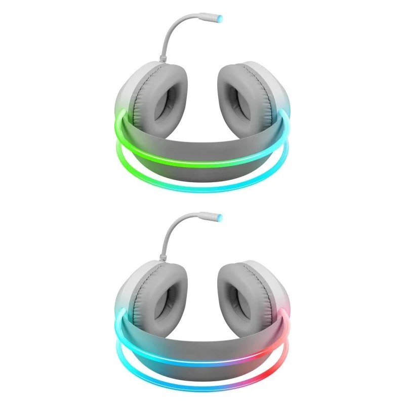 HEADPHONES DEFENDER ECLIPSE RGB WHITE - Image 7