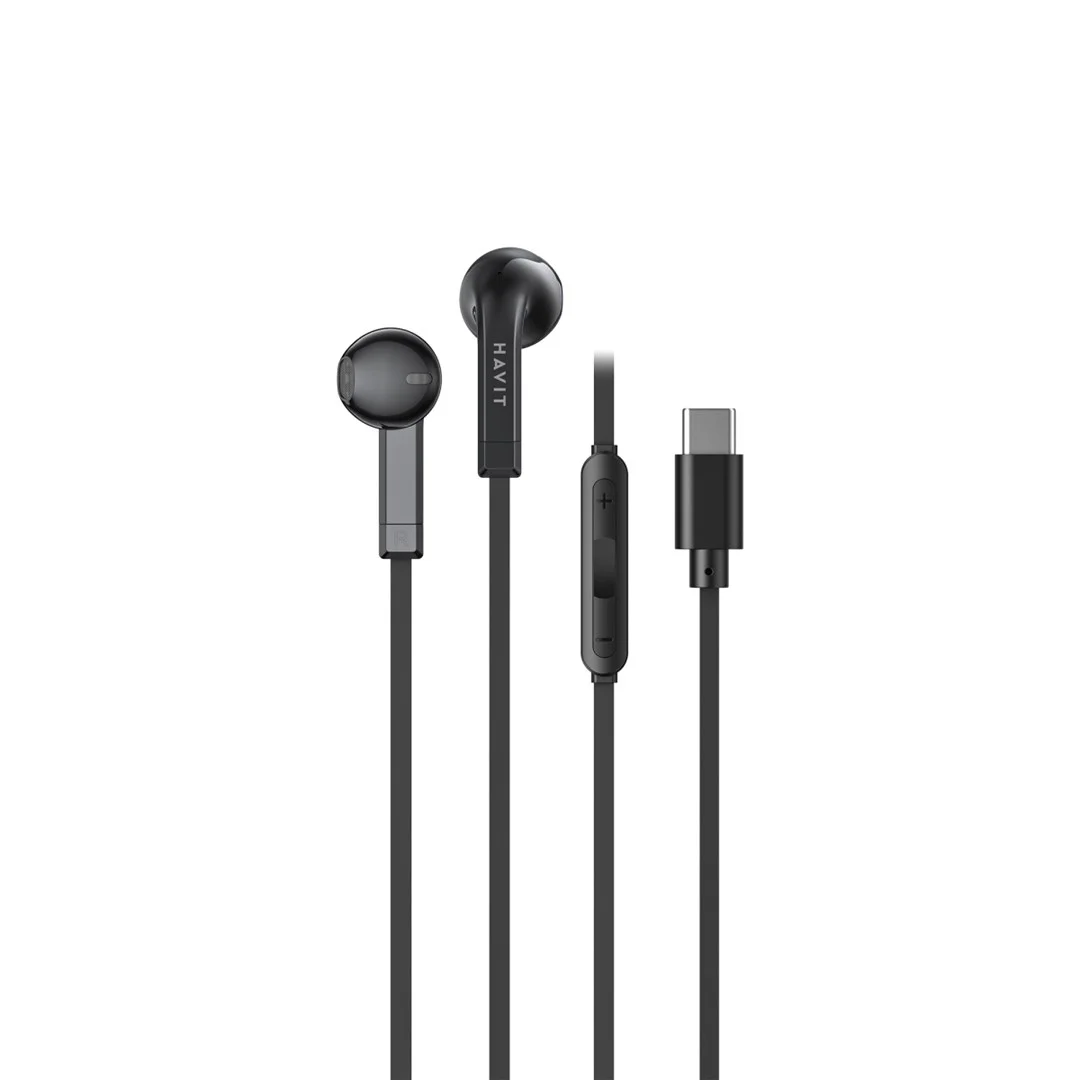 Havit E336C wired headphones black - Image 1