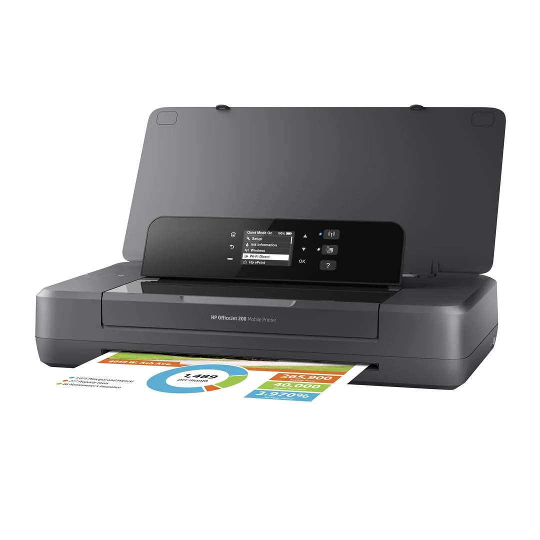HP Officejet 200 Mobile Printer, Print, Front-facing USB printing - Image 2