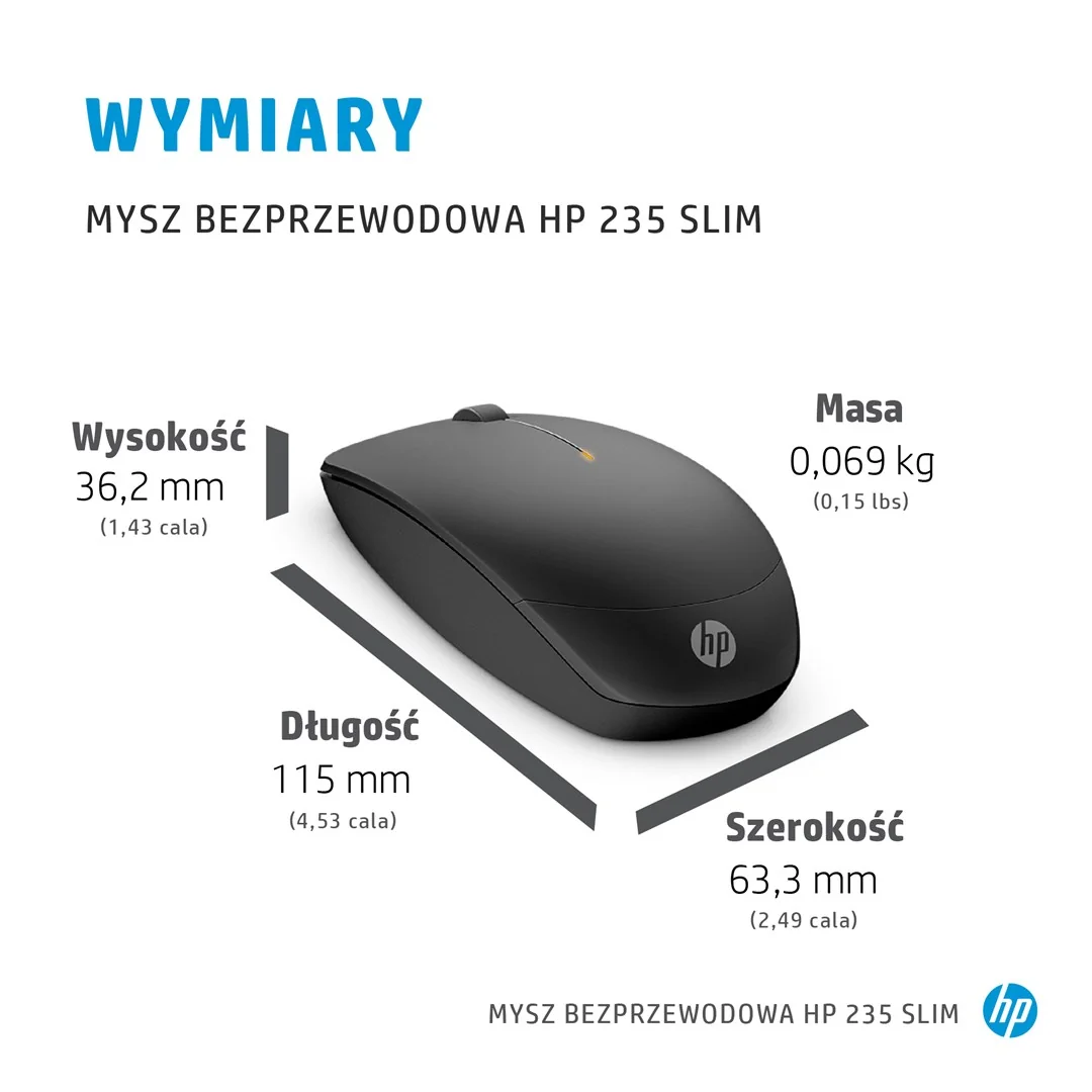 HP 235 Slim Wireless Mouse - Image 4