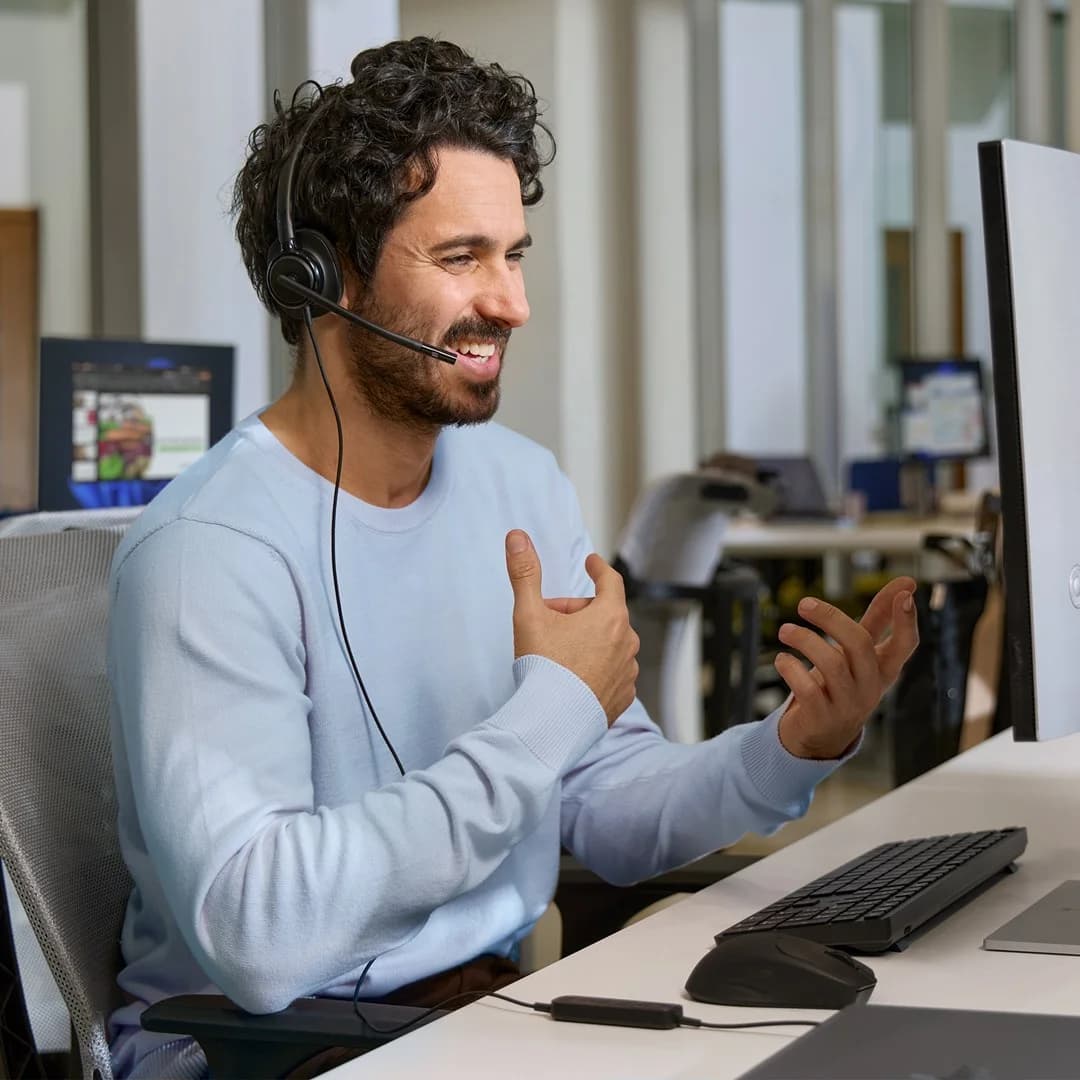 HP Poly Mission 425 Stereo USB Wired Headset - Image 3