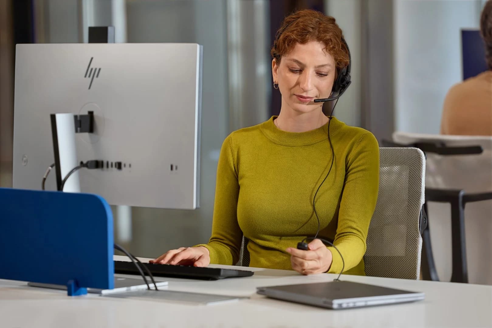 HP Poly Mission 415 Monaural USB Wired Headset - Image 6