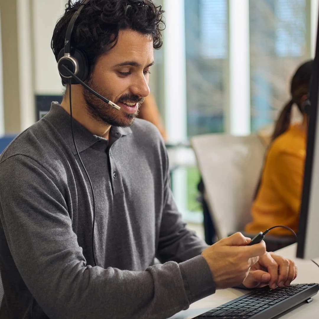 HP Poly Mission 615 Monaural USB Wired Headset - Image 4