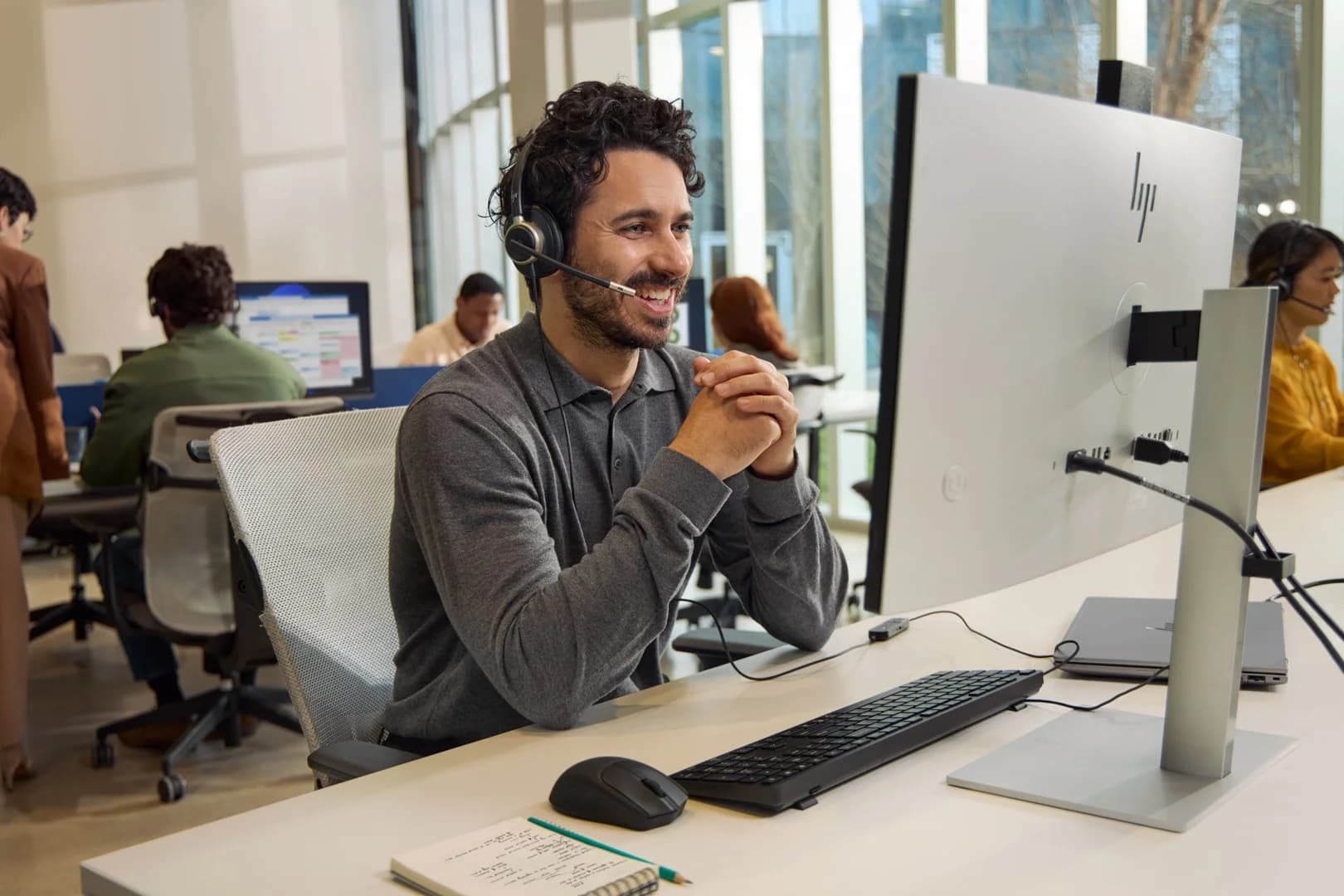 HP Poly Mission 615 Monaural USB Wired Headset - Image 6