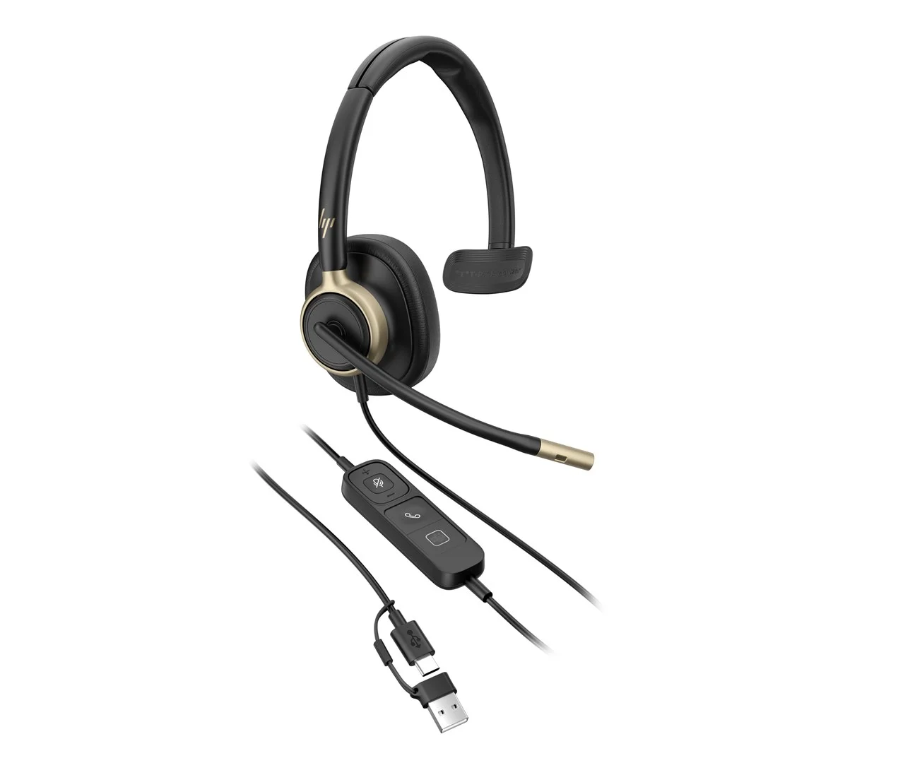 HP Poly Mission 815 Monaural USB Wired Headset - Image 10