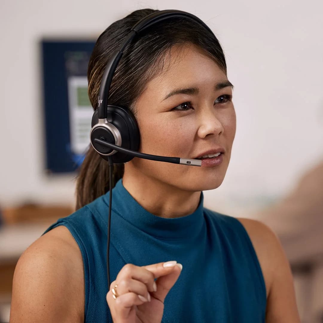 HP Poly Mission 815 Monaural USB Wired Headset - Image 4