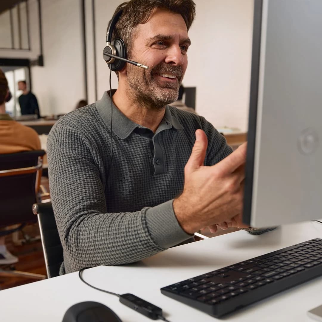 HP Poly Mission 825 Stereo USB Wired Headset - Image 13