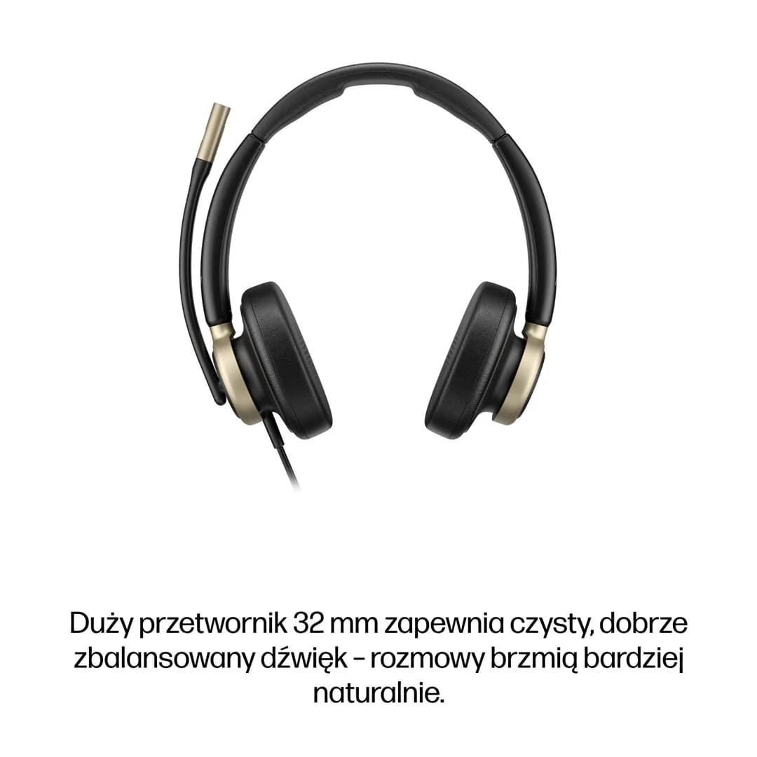 HP Poly Mission 825 Stereo USB Wired Headset - Image 15