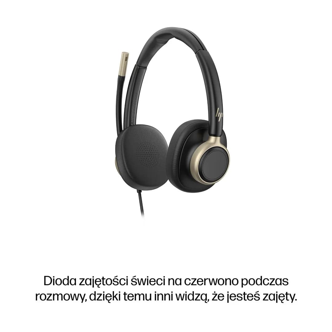 HP Poly Mission 825 Stereo USB Wired Headset - Image 4