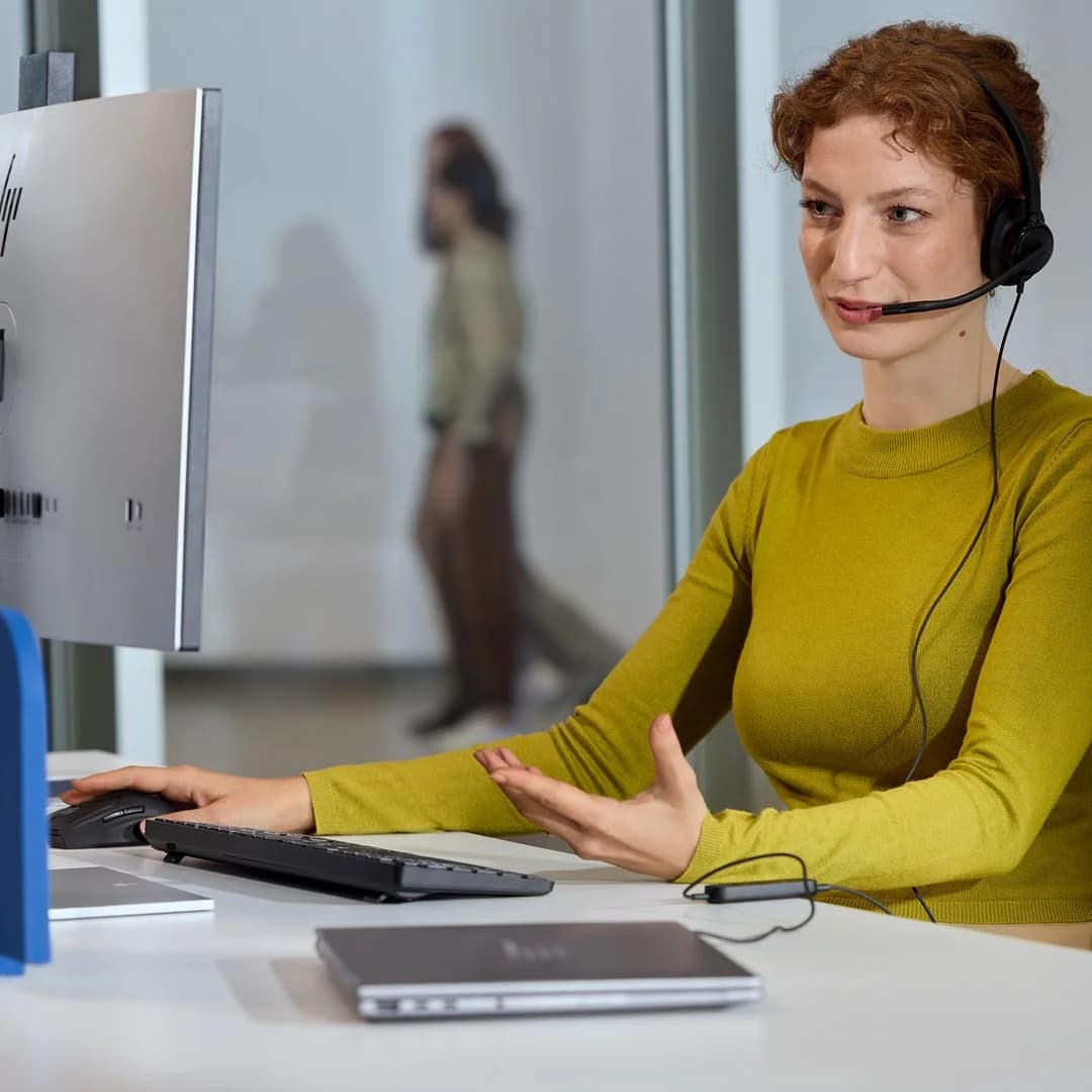 HP Poly Mission 415 Monaural USB Wired Headset Classic - Image 3