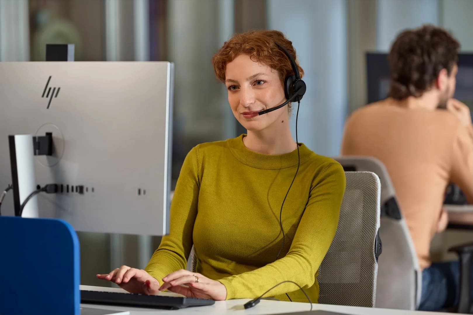 HP Poly Mission 415 Monaural USB Wired Headset Classic - Image 6