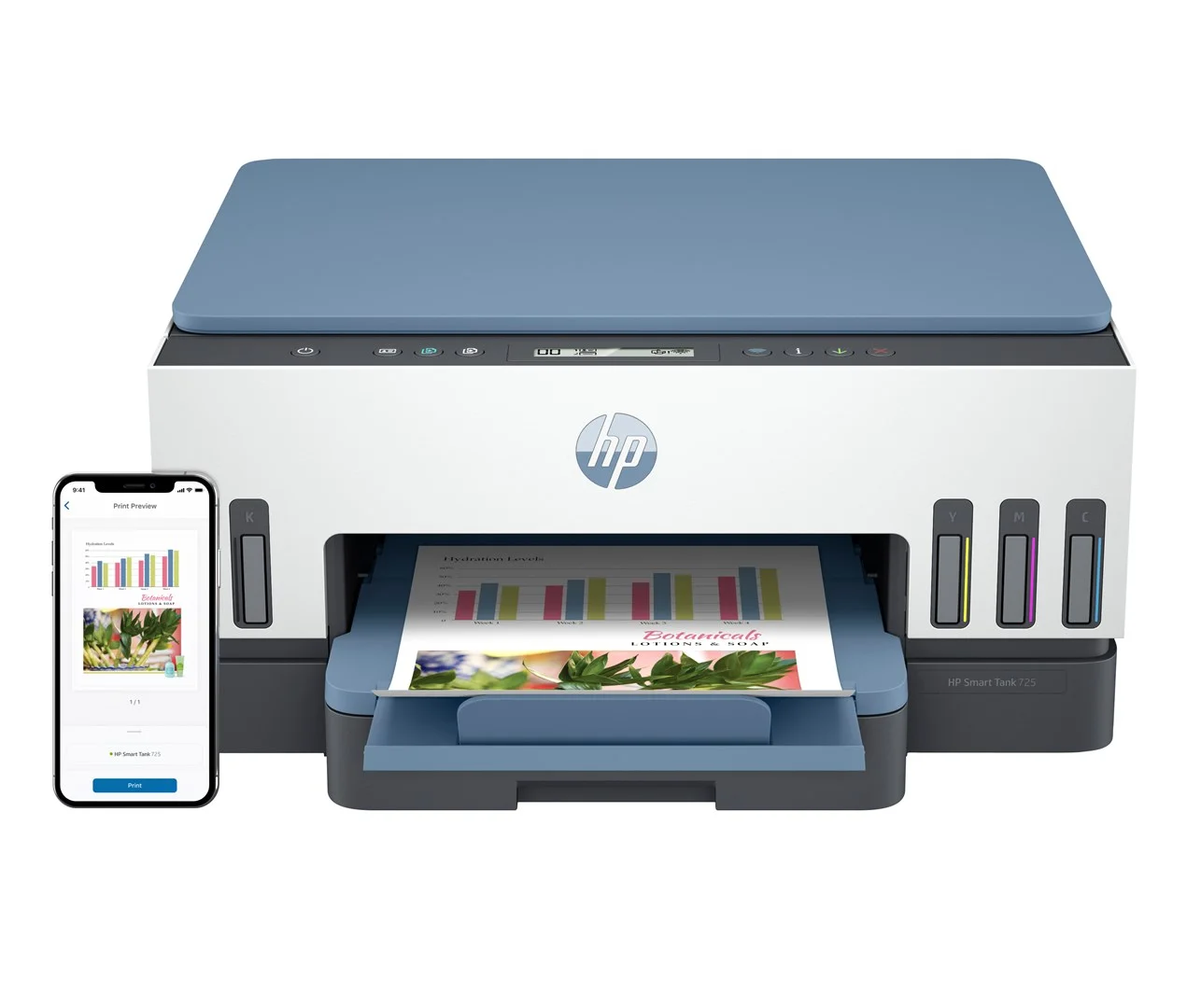 HP Smart Tank 725 All-in-One Thermal inkjet A4 4800 x 1200 DPI 15 ppm Wi-Fi - Image 1
