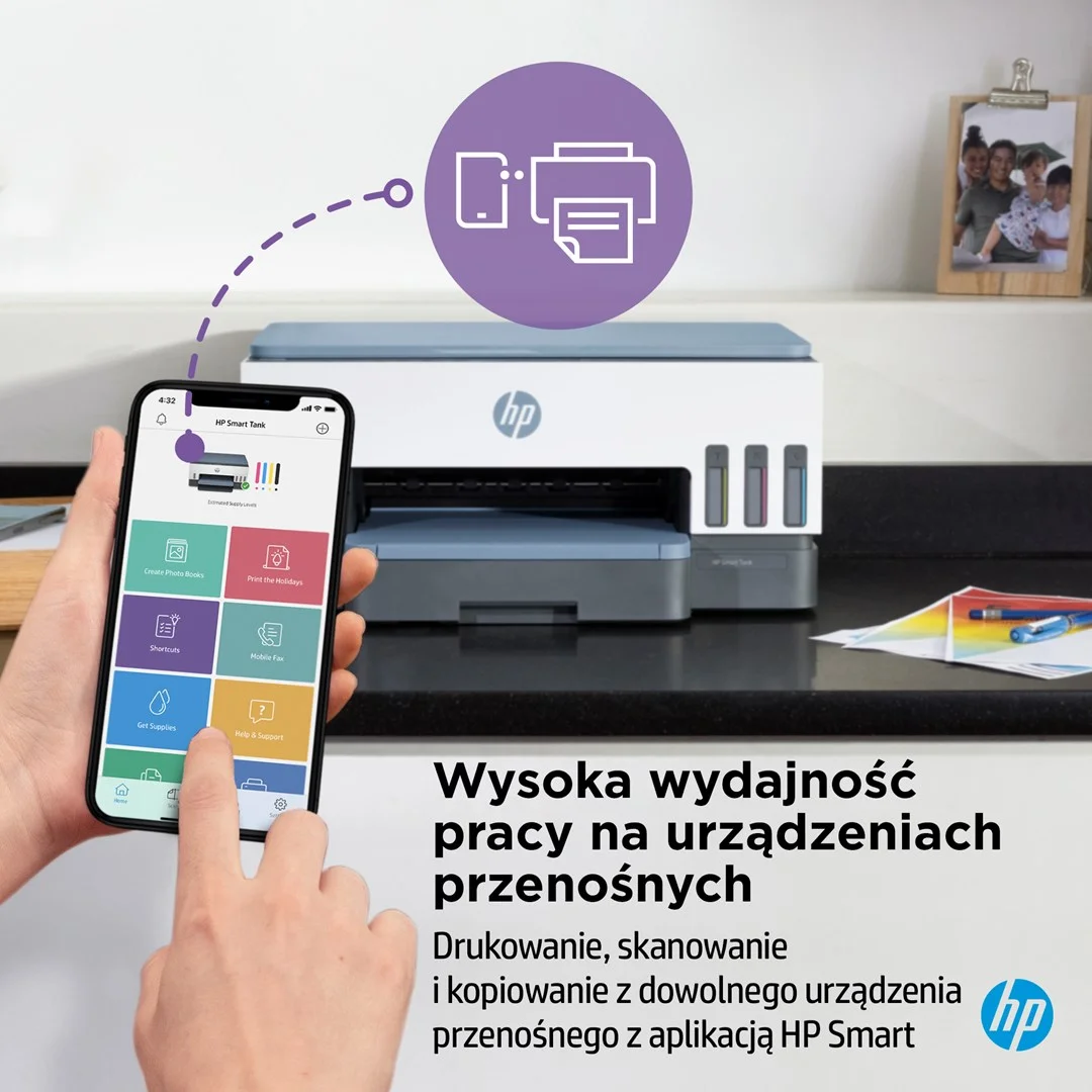HP Smart Tank 725 All-in-One Thermal inkjet A4 4800 x 1200 DPI 15 ppm Wi-Fi - Image 8