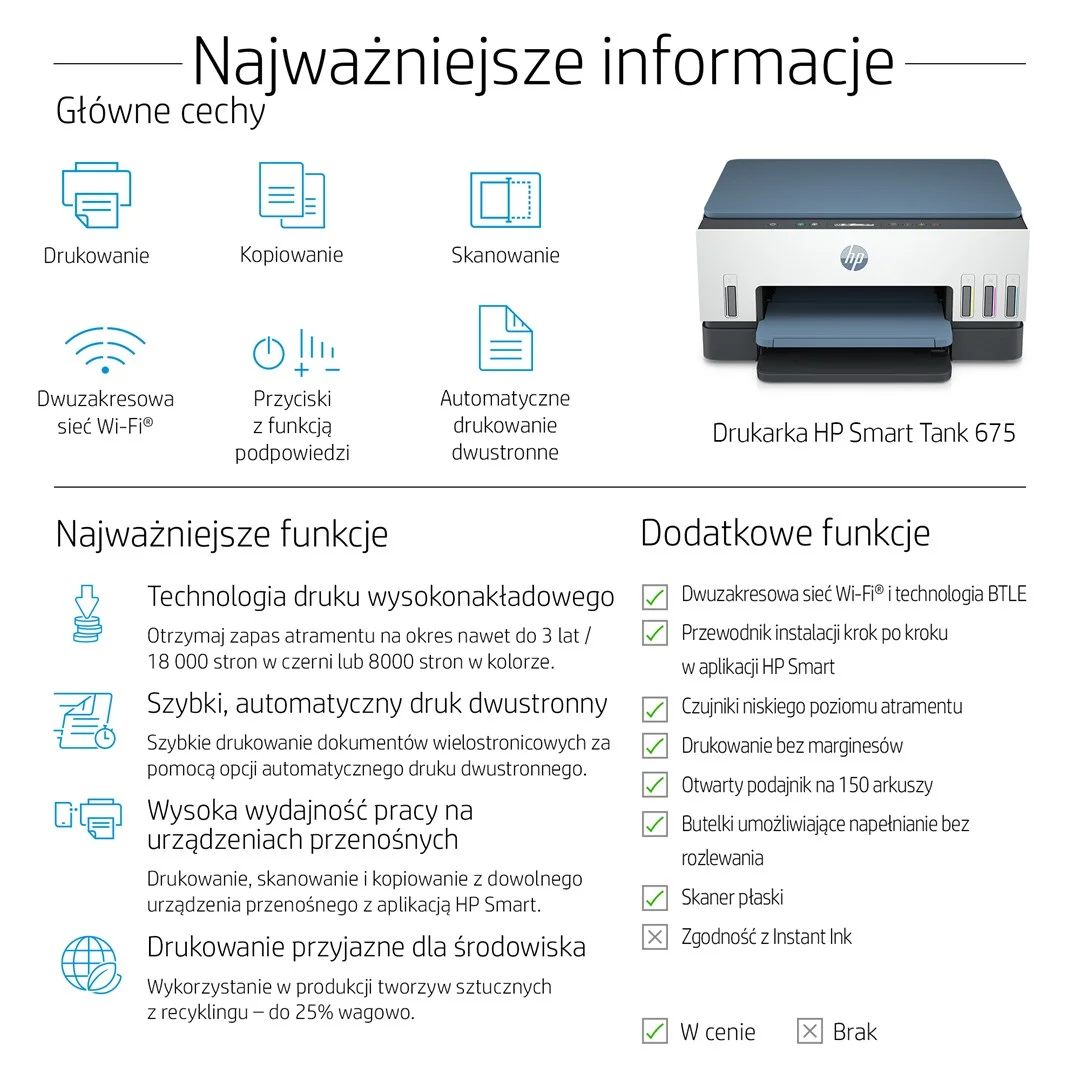HP Smart Tank 675 All-in-One Thermal inkjet A4 4800 x 1200 DPI 12 ppm Wi-Fi - Image 3