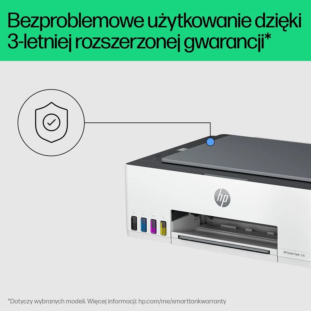HP Smart Tank 580 All-in-One Printer, Home and home office, Print, copy, scan, Wireless; High-volume printer tank; Print from phone or tablet; Scan to PDF - Image 10