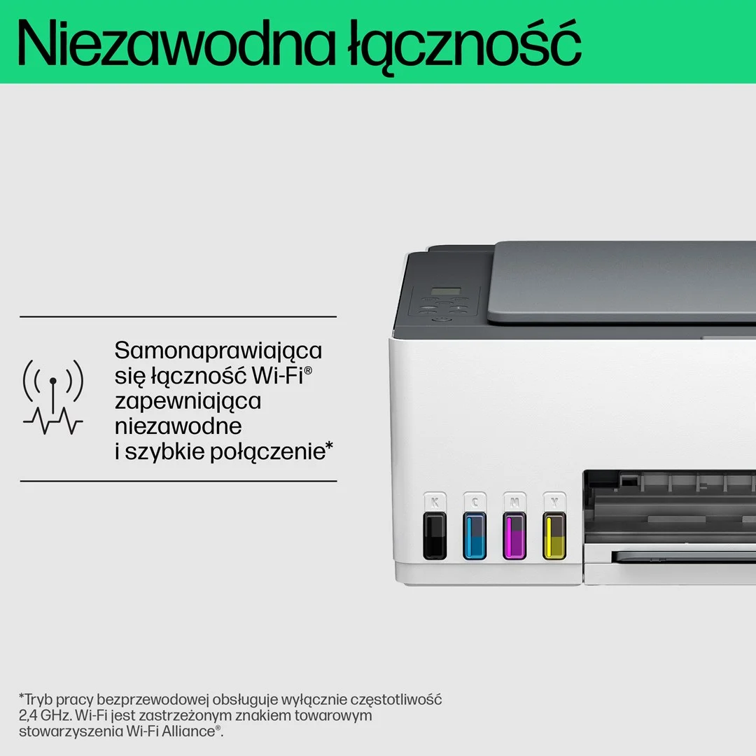 HP Smart Tank 580 All-in-One Printer, Home and home office, Print, copy, scan, Wireless; High-volume printer tank; Print from phone or tablet; Scan to PDF - Image 7