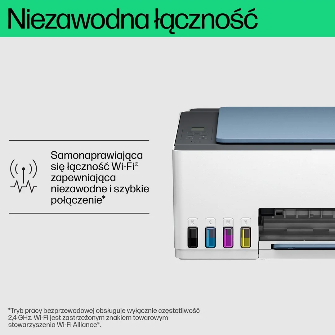 HP Smart Tank 585 All-in-One Printer, Home and home office, Print, copy, scan, Wireless; High-volume printer tank; Print from phone or tablet; Scan to PDF - Image 6