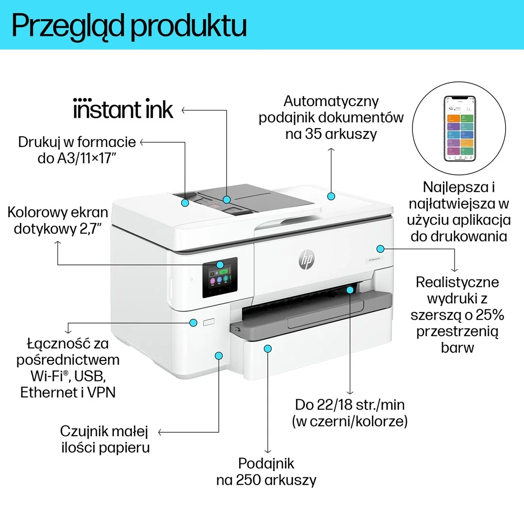 HP OfficeJet Pro 9720e multifunction machine - Image 15