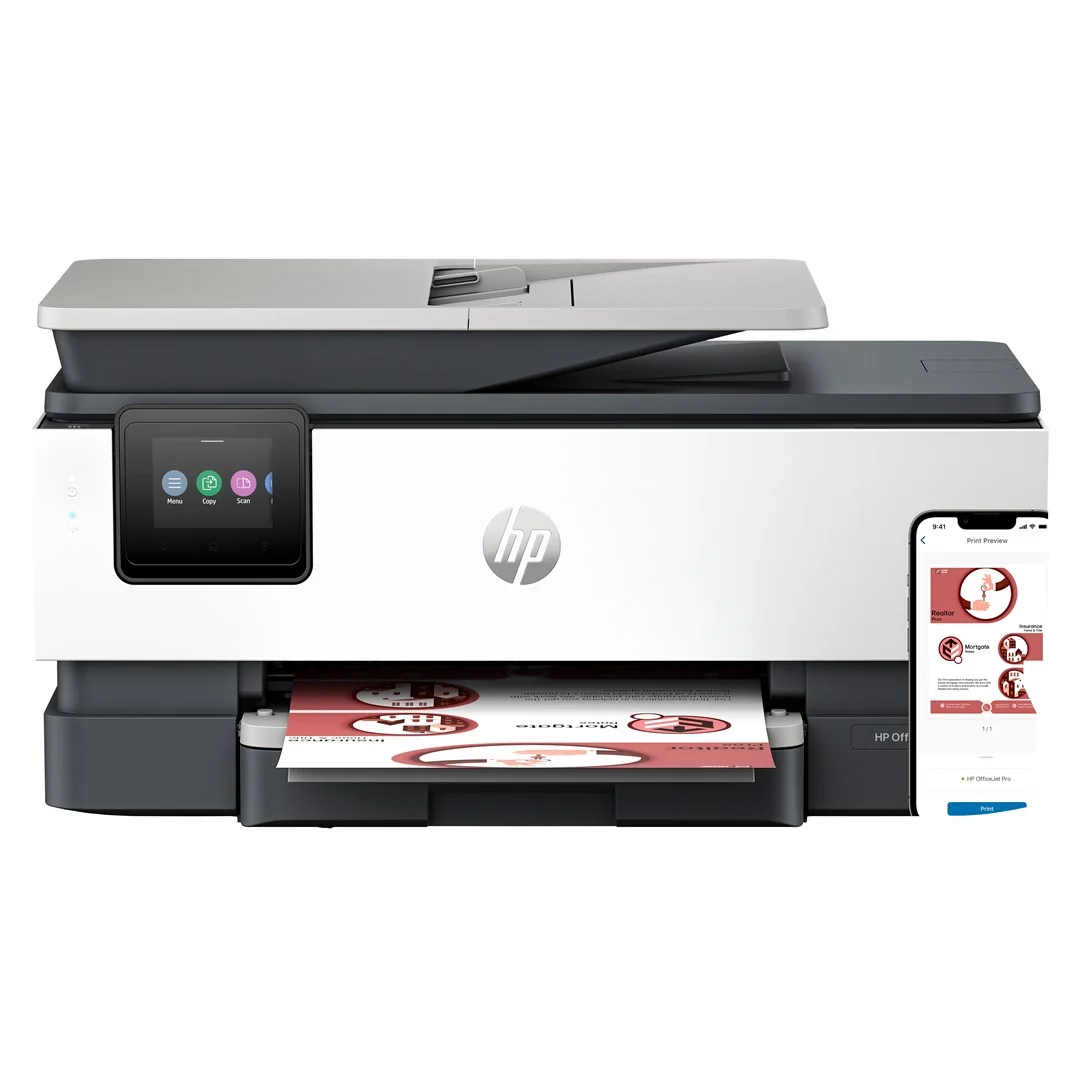 HP OfficeJet Pro 8132e Wireless All-in-One Color Printer, Instant Ink; Two-sided printing - Image 1