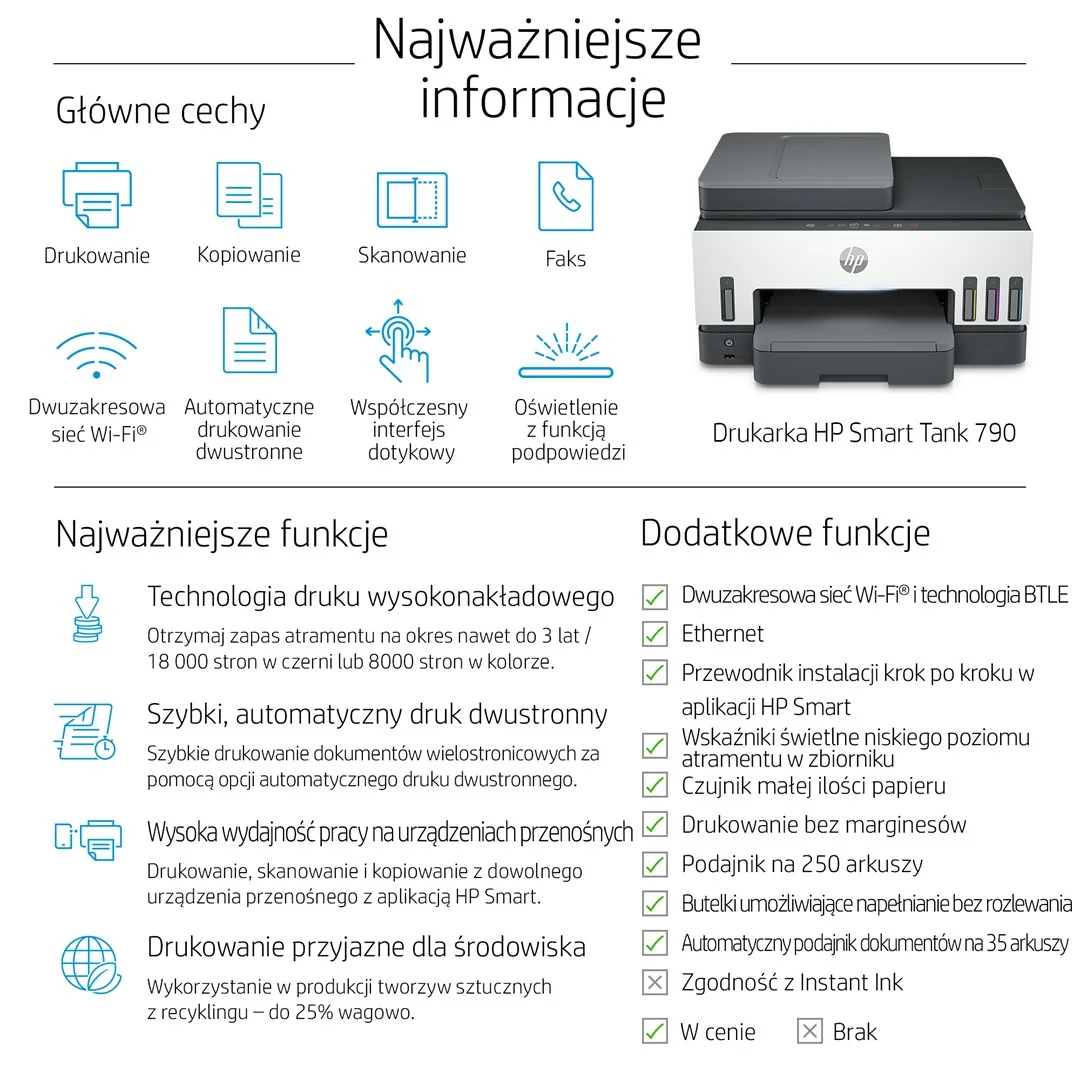 HP Smart Tank 790 All-in-One Printer Thermal inkjet A4 4800 x 1200 DPI 15 ppm Wi-Fi - Image 2