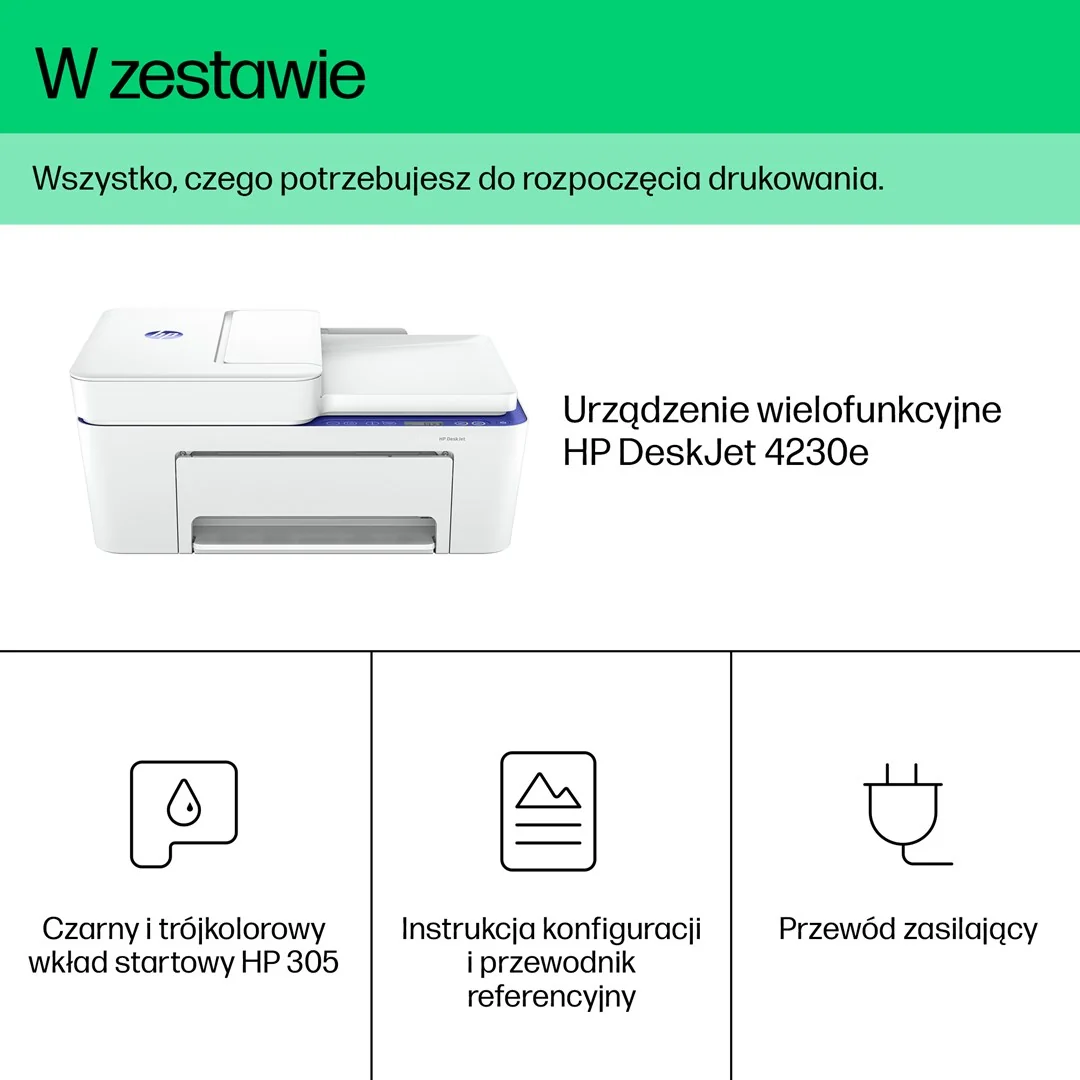 HP DeskJet 4230e Wireless All-in-One Color Printer, Instant Ink; Copier, Scanner - Image 15