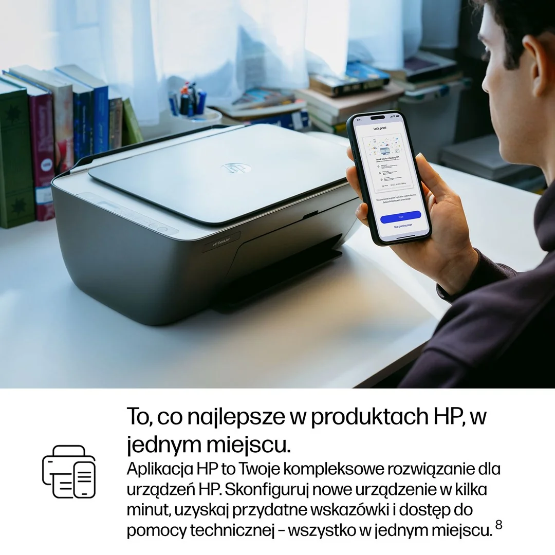 HP DeskJet 2910 Wireless All-in-One Color Printer - Image 4