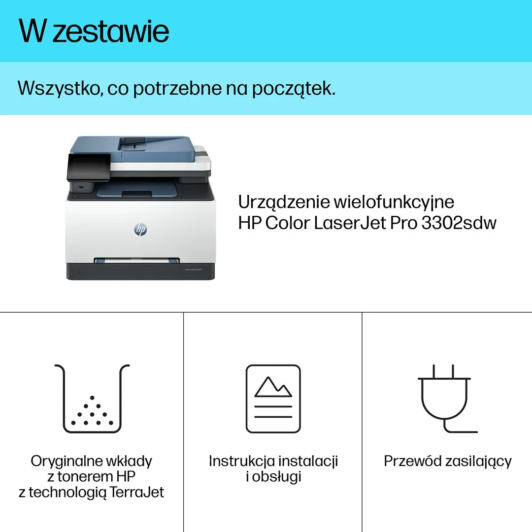 HP LaserJet Pro 3302sdw Wireless Multifunction Color Printer, Copier, Scanner; Duplex - Image 4