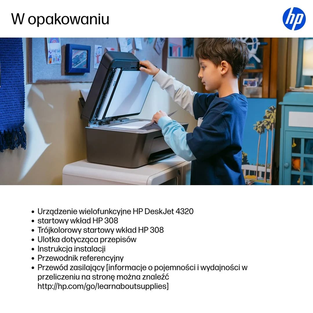 HP DeskJet 4320 Wireless All-in-One Color Printer - Image 4