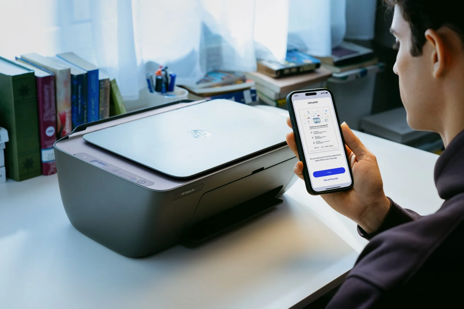 HP DeskJet 2921 Wireless All-in-One Color Printer - Image 21
