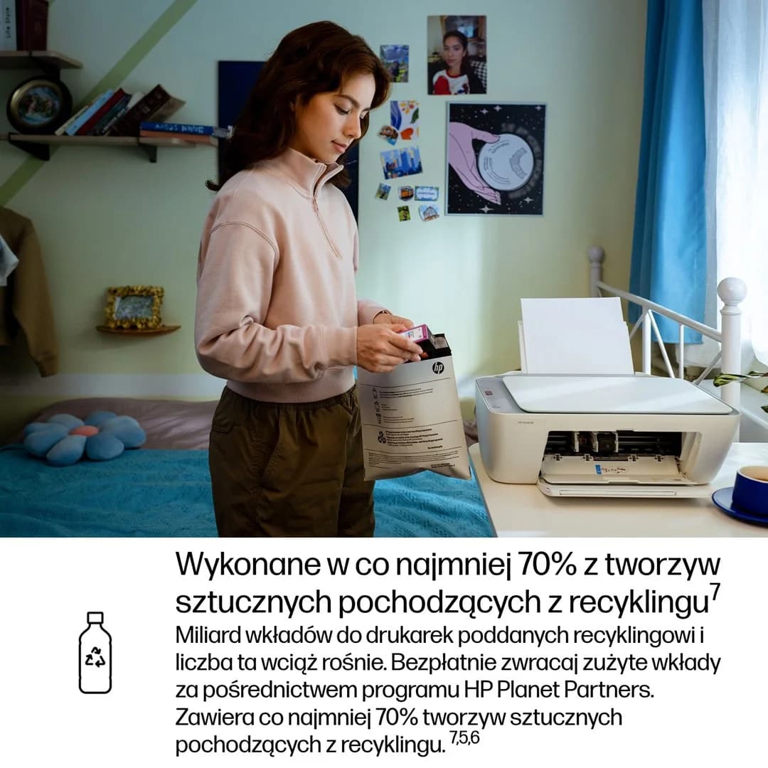 HP DeskJet 2922 Wireless All-in-One Color Printer - Image 4