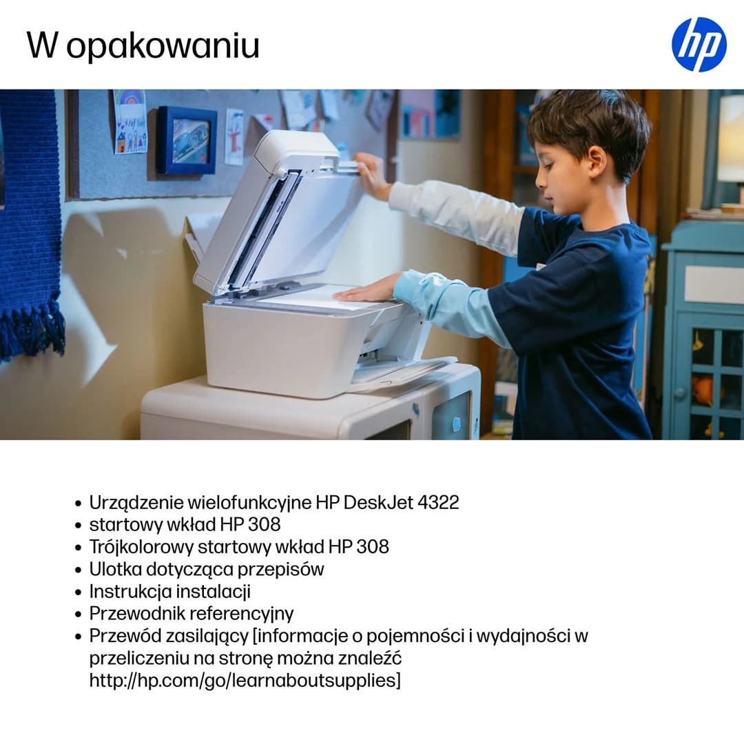 HP DeskJet 4322 Wireless All-in-One Color Printer - Image 8