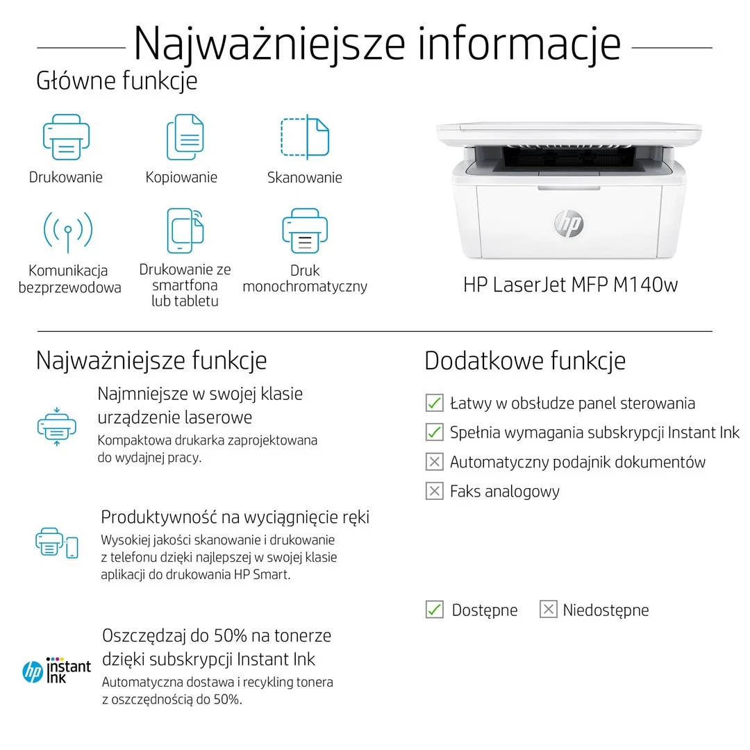 HP LaserJet MFP M140w Printer - Image 5