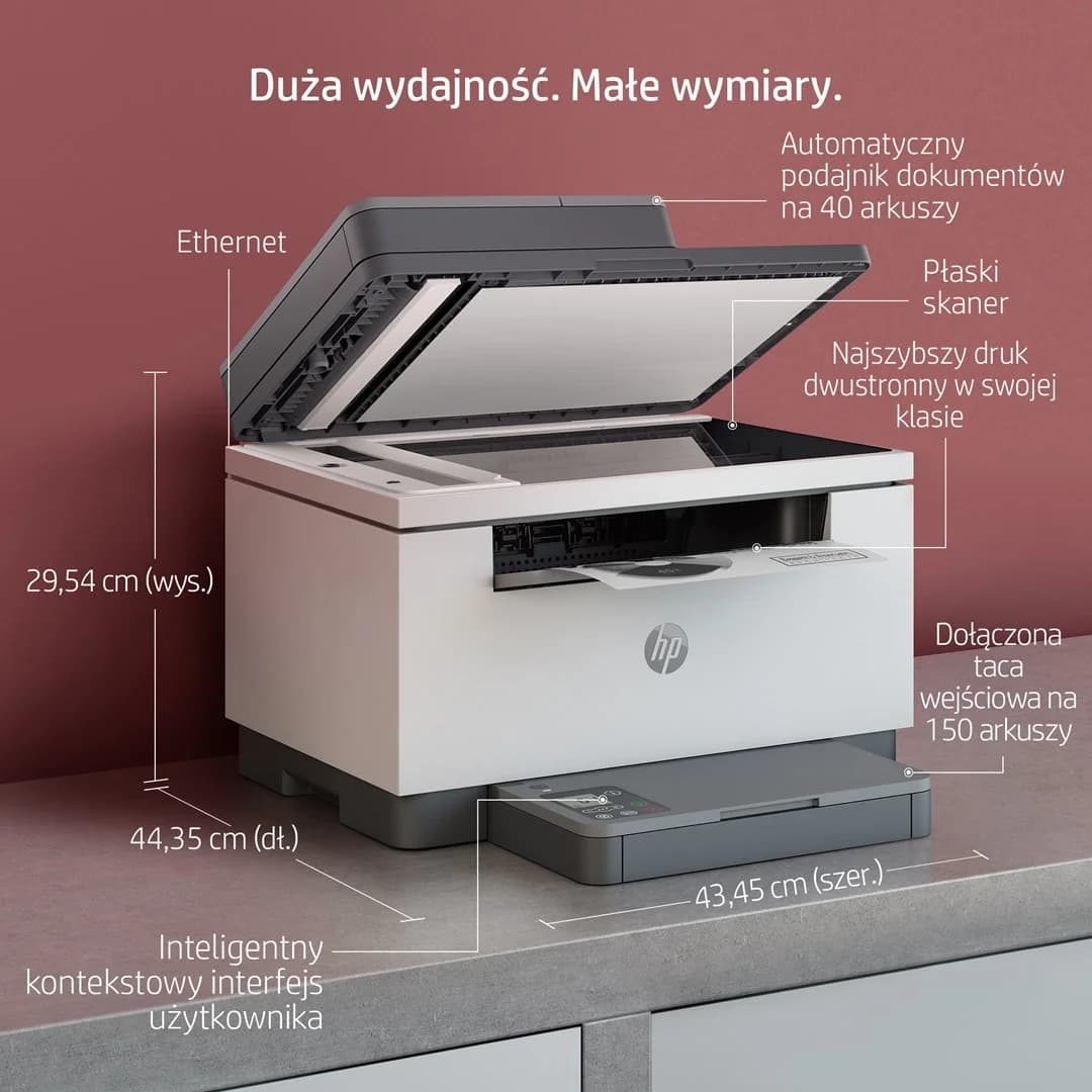 HP LaserJet MFP M234sdn Printer, Black and white, Printer for Small office, Print, copy, scan, Scan to email; Scan to PDF; Compact Size; Energy Efficient; Fast 2 sided printing; 40-sheet ADF - Image 14
