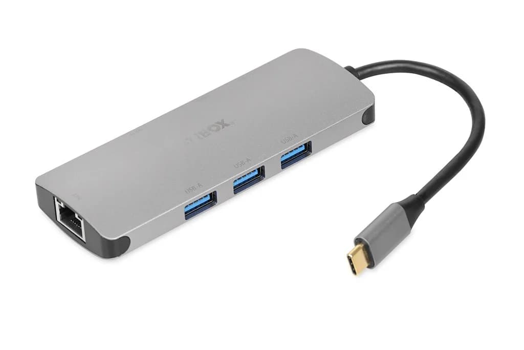 iBox IUH3RJ4K interface hub USB Type-C 5000 Mbit/s Silver - Image 2