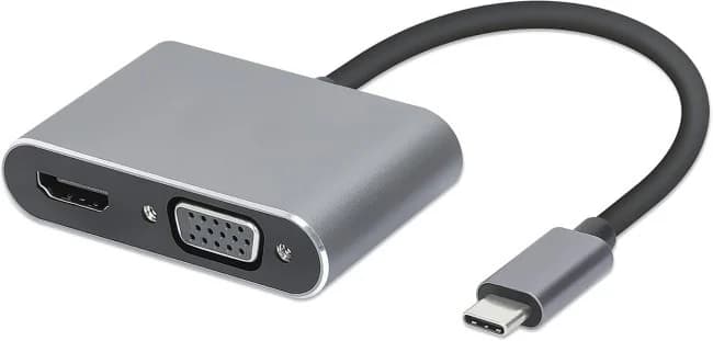 iBox IUHCHDVGA USB Type-C Hub 4-in-1 USB 3.0 + PD 100W + HDMI 4K 30Hz + VGA Full HD - Image 2
