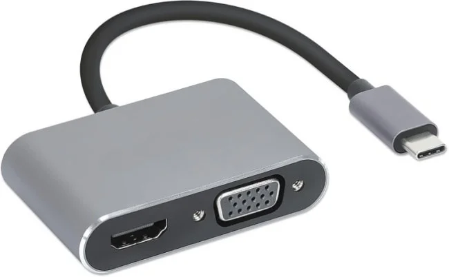 iBox IUHCHDVGA USB Type-C Hub 4-in-1 USB 3.0 + PD 100W + HDMI 4K 30Hz + VGA Full HD - Image 3